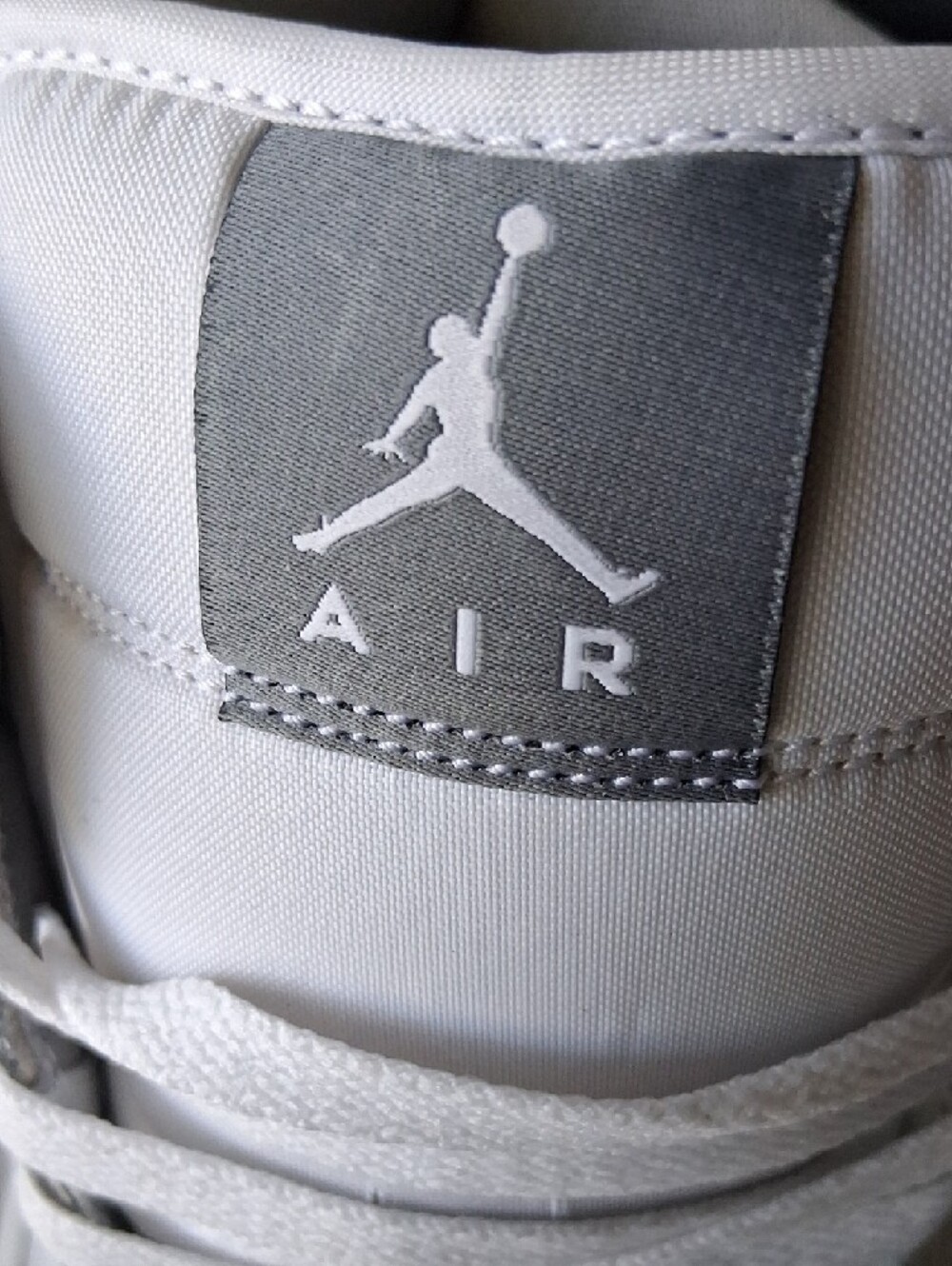 Jordan High Top Sneakers - White & Gray - Picture 6 of 9